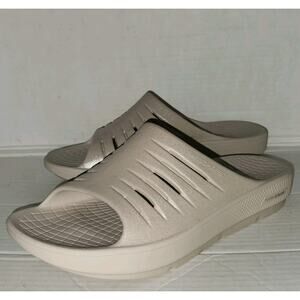 Skechers GO RECOVER Refresh-Glossy ArchFit Slidea Women 10 Glam Up Natural